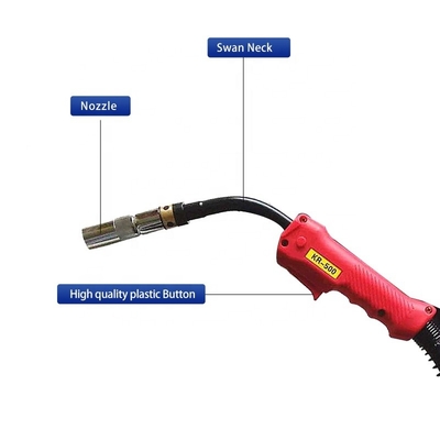 Individuell angepasste 4m Kabel 500A CO2 Gas abgeschirmt MIG Schweißfackel KR-500