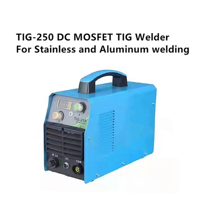 Gleichstrom-MOSFET-Inverter 200A TIG-250 Tig-Schweißer für Edelstahl- und Aluminiumschweißen 220V 18V 18
