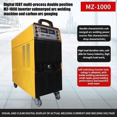 MZ1000 Doppelposition Inverter Unterwasserbogenschweißmaschine für das Schweißen dicker Platten