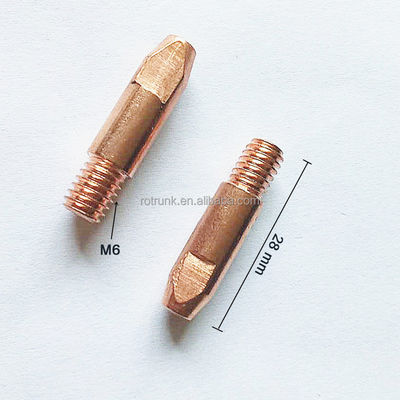 1.0 mm Kupferkontaktspitze für Binzel Typ 24KD CO2 MIG Torch Nozzle Protector enthalten