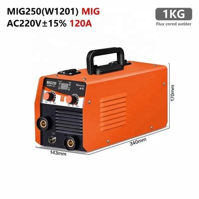 120A Flux-Kerndraht Mini-Inverter ohne Gas Selbstschild MIG Schweißmaschine MIG 200