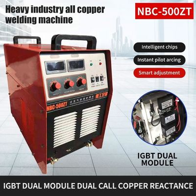 500 Ampere NBC-500ZT Industrie Mig Schweißmaschine Dual Module Dual Call Kupfer Reaktanz