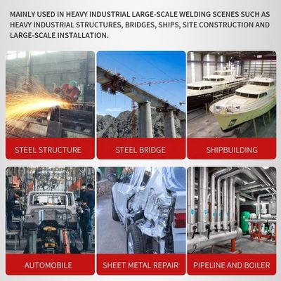 500 Ampere NBC-500ZT Industrie Mig Schweißmaschine Dual Module Dual Call Kupfer Reaktanz