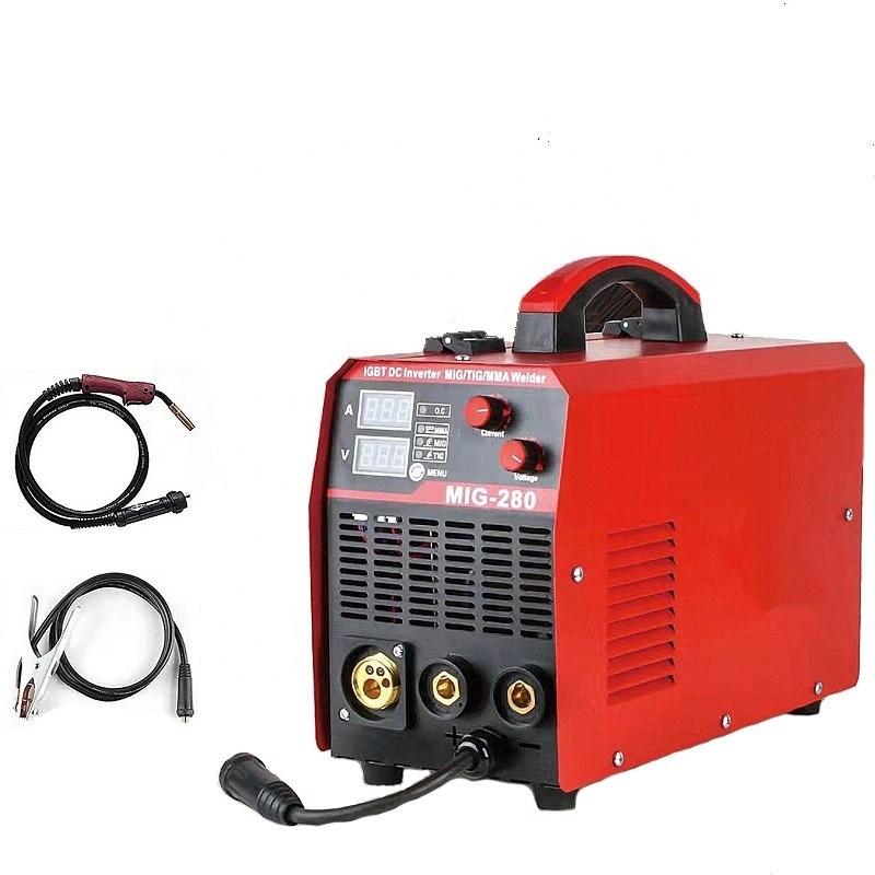 MIG280 ARC Schweißmaschine Mig Schweißmaschine Multifunktion IGBT 4in1 INVERTER 50/60HZ IP21S
