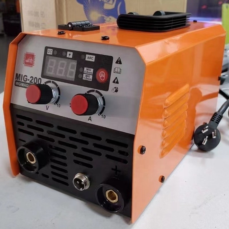 130Amp Mini Portable DC Inverter MIG Schweißmaschine MIG 200 für einfach und bequem