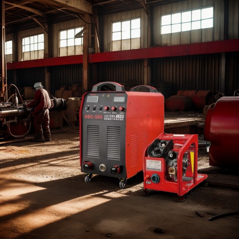 50 KG Schwerlast 380V MIG/MMA Dual-Purpose-Schweißer NBC-500 WeldMaster mit Drahtzufuhr
